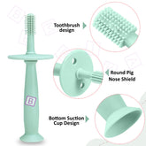 BPA Free Silicone Teething Toy for Baby (Green)